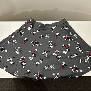 TORRID X Disney Grey Mickey Mouse Skater Skirt NWOT